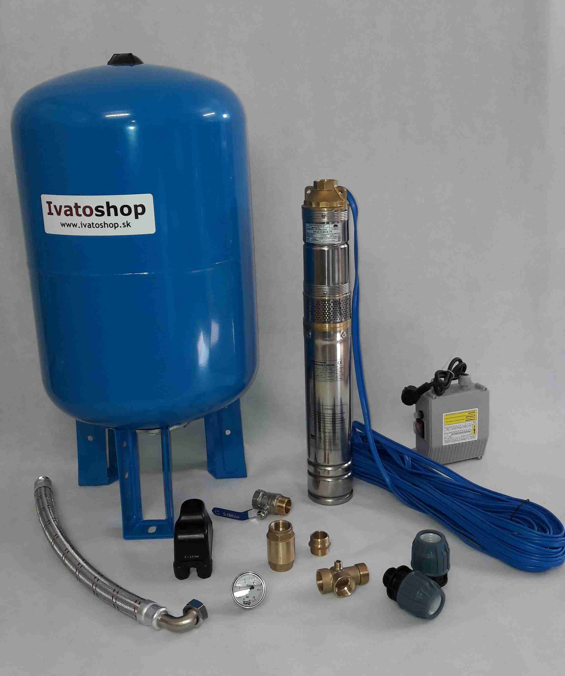 Obrázek pro Domáca vodáreň s ponorným čerpadlom Omnigena EVJ 2,5-60-0,75 / 100 L