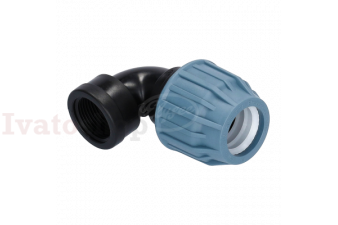 Obrázek pro KOLENO PE 90° S VNÚTORNÝM ZÁVITOM 25 x 1"