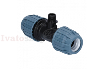 Obrázek pro UNIDELTA T - KUS PE s vonkajším závitom 32 x 5/4" x 32 mm