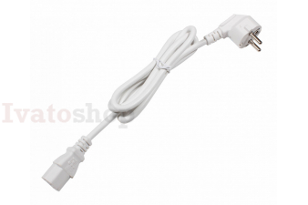 Obrázek pro Jet Dryer Napájecí kabel - EU vidlice / konektor IEC C13 - bílý