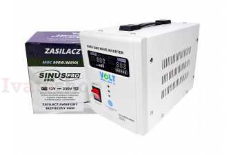 Obrázek pro Záložný zdroj VOLT - SINUS PRO 800 W 12 / 230 V (500 / 800 W)