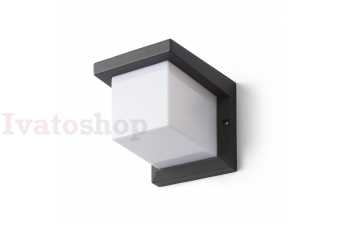 Obrázek pro HIDE SQ nástenná antracitová  230V LED E27 15W IP44