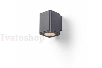 Obrázek pro MIZZI SQ I nástenná antracitová  230V LED 12W 44° IP54  3000K