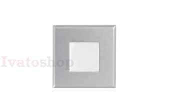 Obrázek pro SAU SQ zápustná striebornosivá 230V LED GU10 7W IP44