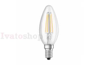 Obrázek pro OSRAM Retrofit sviečková  číra 230V E14 LED EQ40  4000K