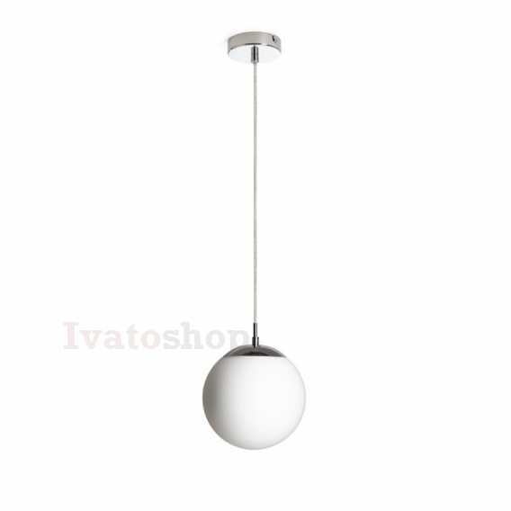 Obrázek pro LUNA 20 závesná  opálové sklo/chróm 230V LED E27 11W