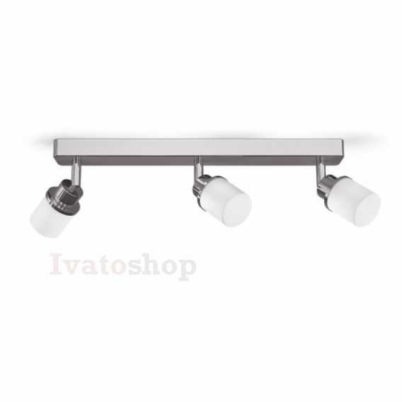 Obrázek pro LINN III prisadená  opálové sklo/chróm 230V LED G9 3x3W IP44