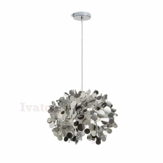 Obrázek pro CONFETTI závesná  chrómová fólia 230V LED E27 15W