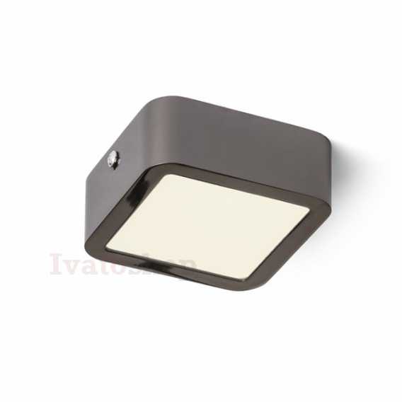 Obrázek pro HUE SQ 9 stropná  čierny chróm 230V LED 6W  3000K