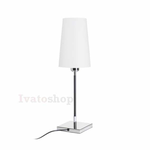 Obrázek pro LULU stolná biela/čierna chróm 230V LED E27 8W