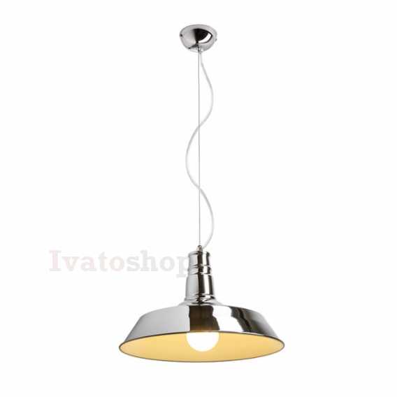 Obrázek pro GOLDIE 46 závesná vnútorná biela  chróm 230V LED E27 30W