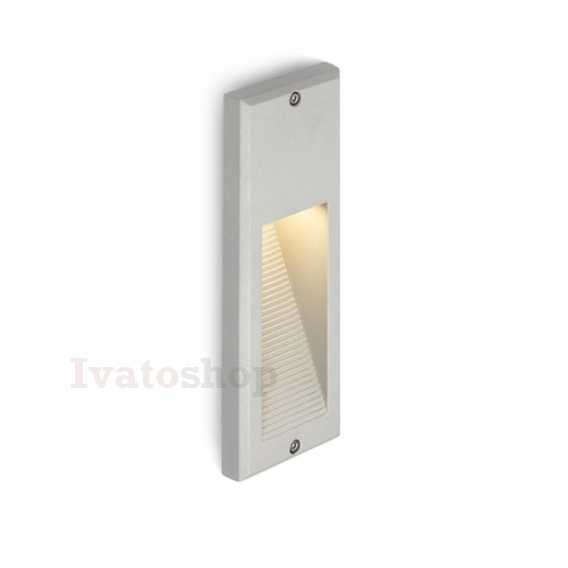 Obrázek pro FACA zápustná striebornosivá  230V LED 2W IP54  3000K