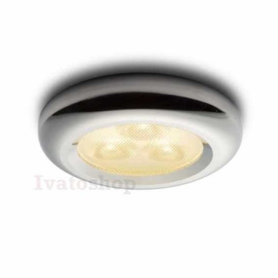 Obrázek pro ESTA LED LED zápustná vr. ovládača  chróm 230V/350mA LED 3x1W  3000K