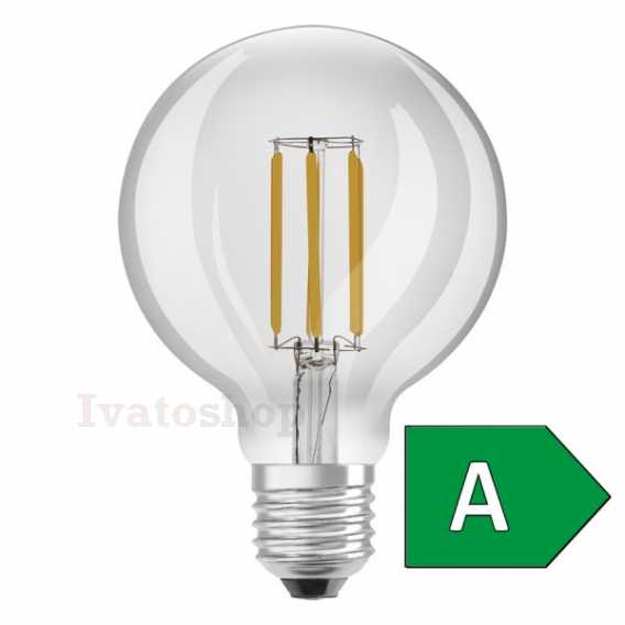 Obrázek pro OSRAM ULTRA ECONOMY 210lm/W Globe 95   číra 230V E27 LED EQ60  3000K