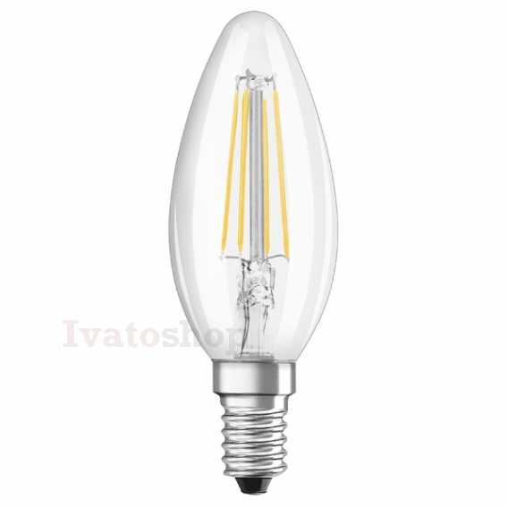 Obrázek pro OSRAM Retrofit sviečková  číra 230V E14 LED EQ60  2700K