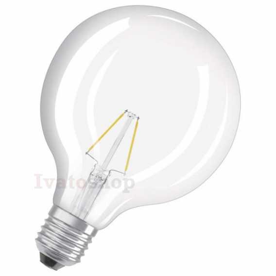 Obrázek pro OSRAM Retrofit Globe 125   číra 230V E27 LED EQ25  2700K