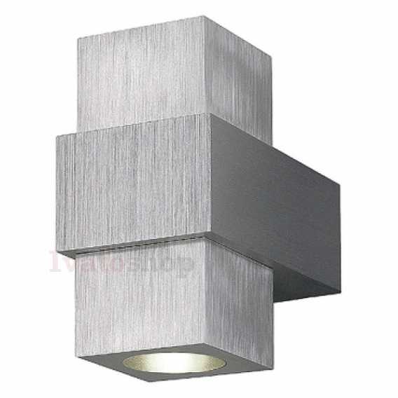 Obrázek pro AIDAN II nástenná česaný hliník 230V/350mA LED 2x1W 20° 3000K