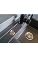 Obrázek pro EcoMaster Samostatné pneutlačítko kulaté Matný nerez