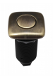 Obrázek pro EcoMaster Samostatné pneutlačítko hranaté - matné Matný nerez