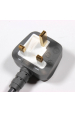 Obrázek pro Jet Dryer Napájecí kabel - UK vidlice BS1363 (Type G) / konektor IEC C13  - šedý